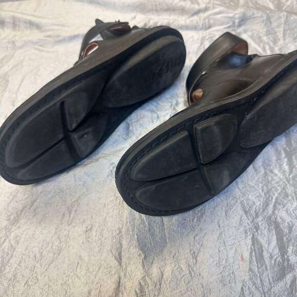 Trippen Vivienne black Leather Wrap Strap Shoe 38 / US 7.5 - Picture 2 of 6